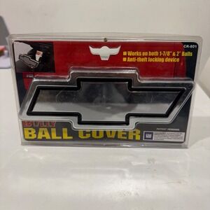 Bully CR801 Chevrolet Bowtie Ball Cover Trailer Hitch Lock Black GM Licensed